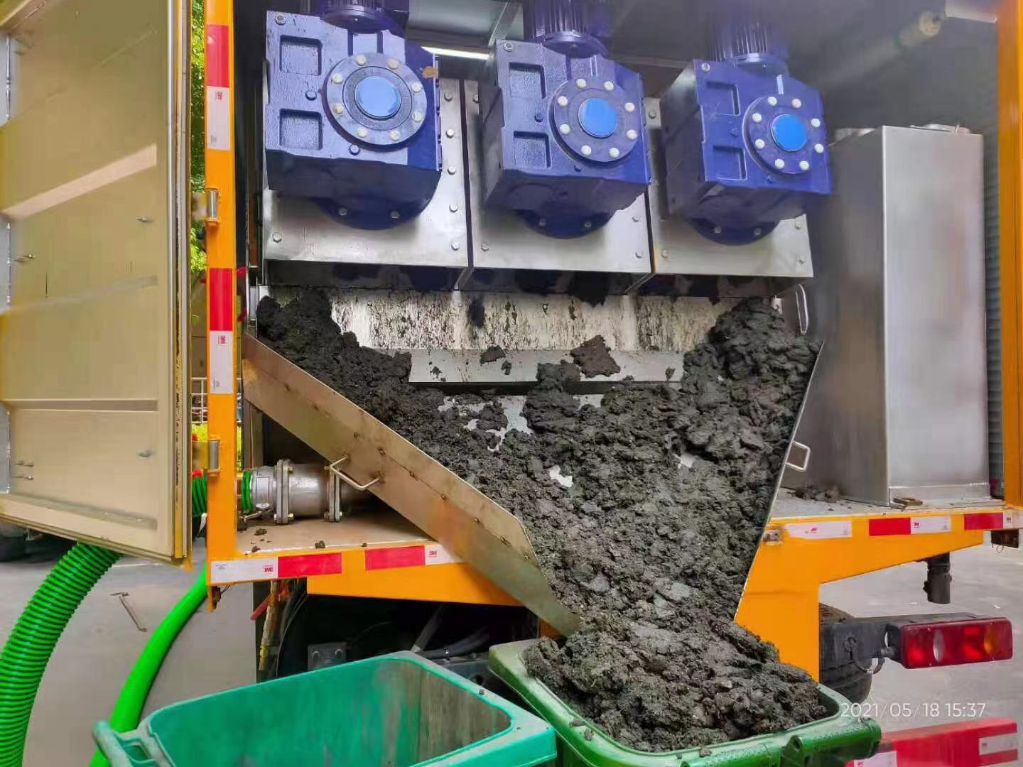 婺源化粪池清掏城市维护站-泥浆净化干湿分离处理